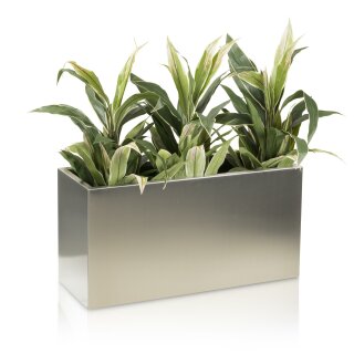Pflanztrog VISIO 40 Edelstahl gebürstet